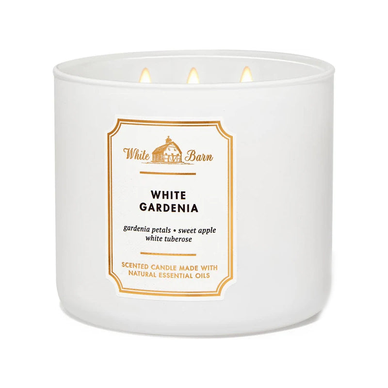 White Gardenia 3-Wick Candle